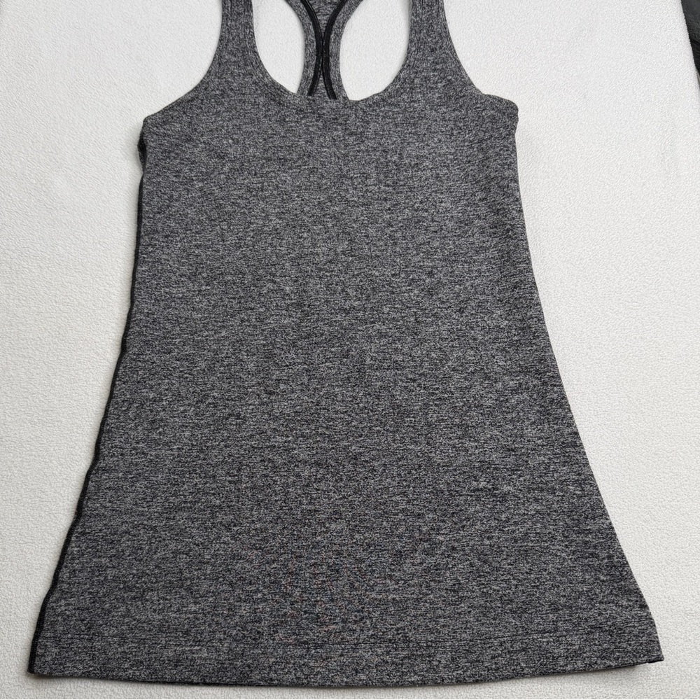 Lululemon Cool Racerback II •Heathered Black (First Release) - Picture 6 of 14